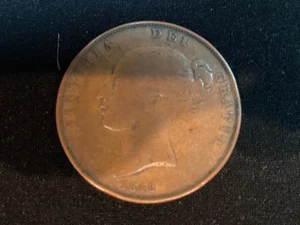 1848 - Großbritannien Victoria Kupfer Penny [NL] - Bild 1 von 2