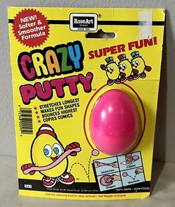 Vtg 80’s Crazy Putty Rose Art Brand Sealed NOS Toy 1986 - Picture 1 of 4