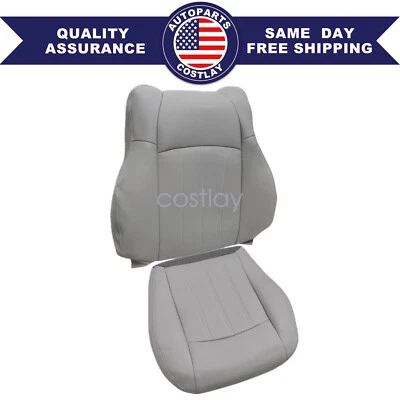 Funda de asiento de cuero completa gris para Chrysler 300 C 300C 2005-2010 lado del conductor Foto 1 de 4