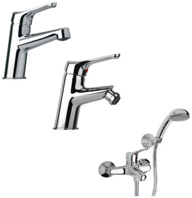 PACCHETTO MISCELATORI PAINI BIOS LAVABO BIDET E VASCA ESTERNO