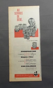 PUB PUBLICITE ANCIENNE ADVERT CLIPPING 010617 / AU SERVICE DE BEBE CAO FALIERES - Imagen 1 de 1