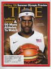 Time Magazine 4 août 2008 LeBron James - Jeux olympiques d'été, nous combinons expédition