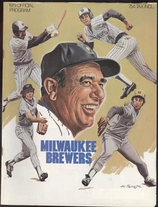 1979 Milwaukee Brewers vs Boston Red Sox Program - Picture 1 of 1