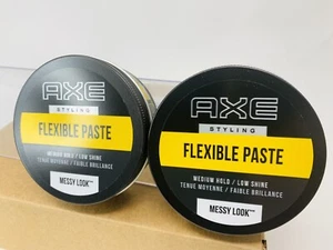 AXE Styling Flexible Paste Medium Hold Low Shine Messy Look 2.64 oz *Lot of Two* - Picture 1 of 8