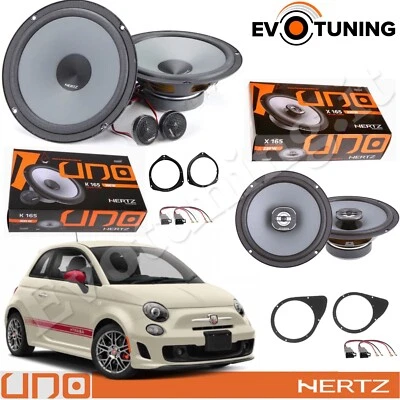 Kit 6 Casse Altoparlanti Hertz K165+X165 Ant+Post per Fiat 500 - Abarth 595 - Imagen 1 de 4