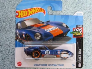 Hot Wheels H4PQ 122 SHELBY COBRA "DAYTONA" COUPE Dark Blue 2024 122 PQ Case - Picture 1 of 2