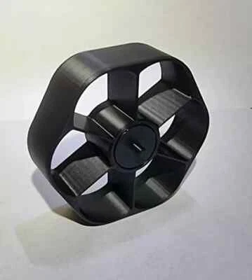 NEW Replacement Spare Sellotape Tape Dispenser Desktop Wheel Spin Black UK Made