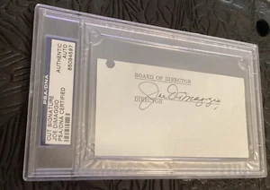 JOE DIMAGGIO SIGNED, MINT CUT PSA/DNA AUTOGRAPHED HOF NY YANKEES - Picture 1 of 4