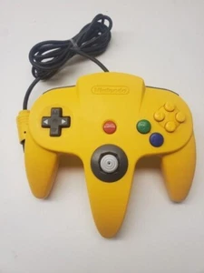 Official Nintendo 64 Yellow Controller OEM N64 Original Tight Stick - Picture 1 of 2