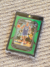 Keegan Murray Kings Panini Prizm Green Rookie NBA Card