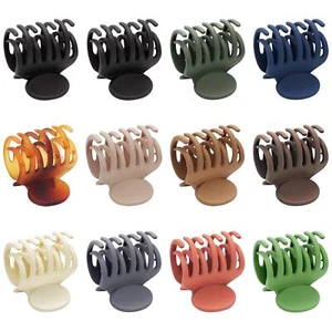 12PCS Small Claw Hair Clips for Thin Hair Women 1.6" Small Claw Clips Matte o... - Picture 1 of 5