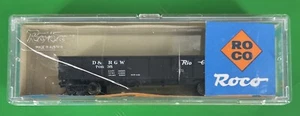 N Scale Roco 28525 Rio Grande 40' Gondola 70635 Excellent Condition In the Box - Picture 1 of 5