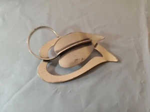 Vintage Beau Sterling Silver Leaf Brooch 925 - Bild 1 von 5