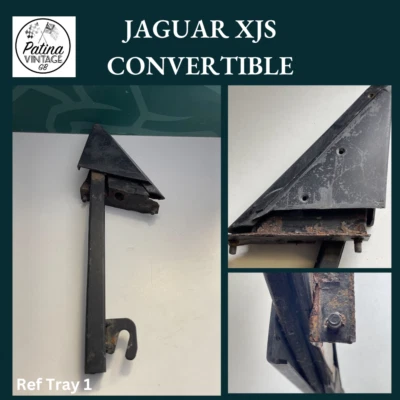 JAGUAR XJS CONVERTIBLE LEFT REAR QUARTER WINDOW WASTE SEAL CHROME STRIP - Image 1 of 4
