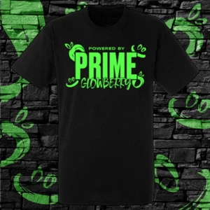Prime Drink Hydration GLOWBERRY Tshirt Flavour Logan Paul KSI Novelty - Picture 1 of 1