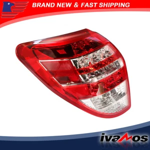 Halogen Tail Light For Toyota RAV4 2009-2012 Driver Left Clear/Red w/o Bulbs - Bild 1 von 11