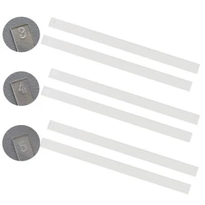 2x Rolling Pin Guides 40cm Pizza Pastry Kitchen Tools Measuring Dough Strips - Picture 1 of 23