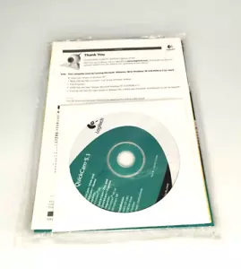 NEW LOGITECH QUICKCAM 5.1 CD 95 98 FOR PRO, EXPRESS WEBCAMS & PROGRAMS RM4-B18 - Picture 1 of 3