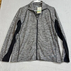 Page & Tuttle Heather Colorblock Layering Jacket Womens Grey Casual Size L - Picture 1 of 2