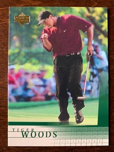 2001 Upper Deck Golf Card TIGER WOODS #1 PGA Tour Rookie NRMT - Bild 1 von 2