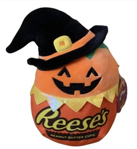Squishmallows 8” Paige the Reese’s Peanut Butter Cup Pumpkin Kellytoy New - Picture 1 of 2