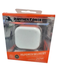 Panther Force 20 W USB-C spina adattatore caricatore UK PD veloce iPhone 13 12 Pro XR XS - Foto 1 di 5