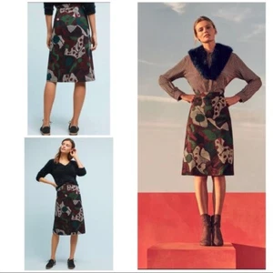 NWT ISLA MAUDE ANTHROPOLOGIE Turia Skirt A-Line Pencil Size S $98 - Picture 1 of 3