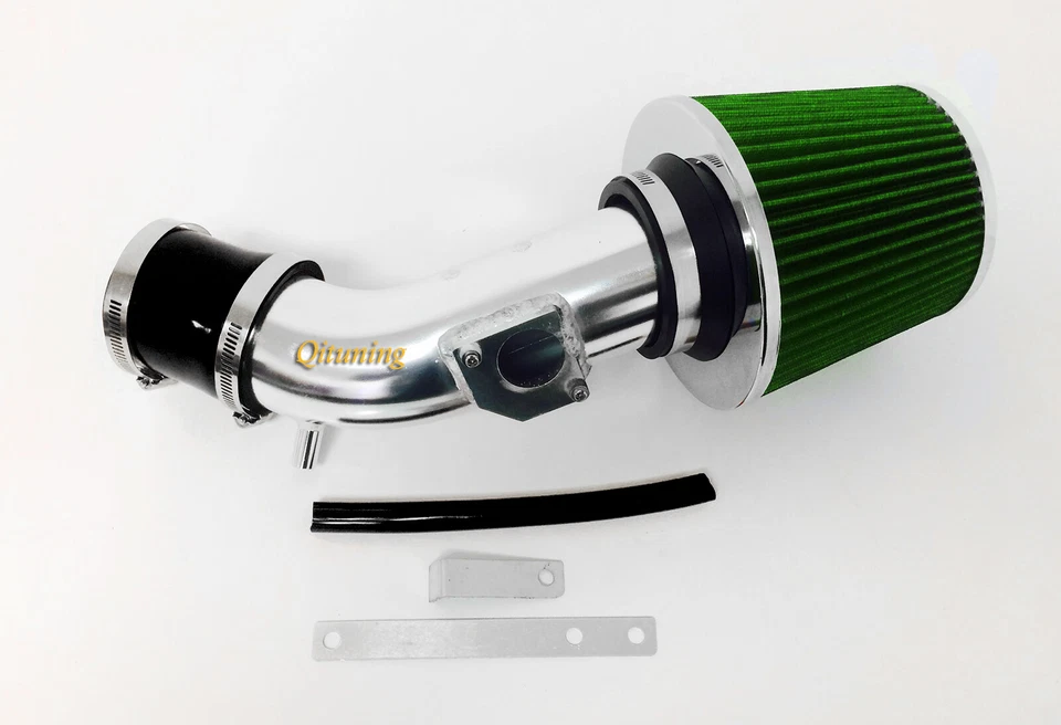 Black Green Air Intake System Kit Filter For 2010-2012 Mazda3 Mazda 3 2.5L L4 - Image 1 of 1