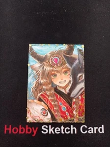 Geknüpfte Studio Skizzenkarte von Lu 1/1 - Bild 1 von 2