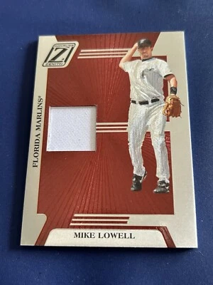 2005 Donruss Zenith MIke Lowell Z-Jersey (ZB-74) game-used jersey card Florida - Image 1 of 2