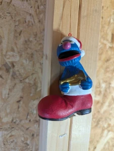 VGUC Grover Santa Boot Christmas Ornament Sesame Street Muppets Jim Henson - Picture 1 of 4