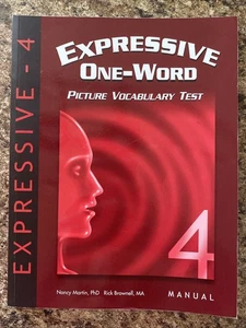 Expressive One-Word Picture Vocabulary Test Spanish-Bilingual Edition Manual - Picture 1 of 2