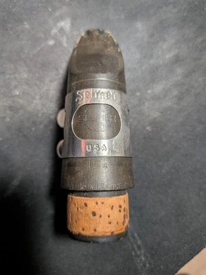 复古 Selmer Paris HS* Bb 单簧管吹口带连字 — 第 1/4 张图片