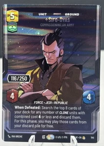 SIFO-DYAS CAA Serialized Prestige Foil /250 - Star Wars Unlimited (LOF) Legends - Picture 1 of 2