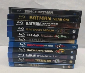 Batman Blu-ray Lot Of 11 Robin DC Universe Joker Harley Quinn Arkham Dark Knight - Bild 1 von 4