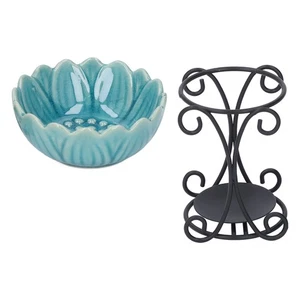 Tealight Wax Warmer Oil Burner Iron Wax Melter Tea Light Holder Bougie Wax WaFR - Imagen 1 de 12