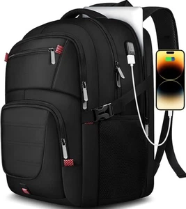 50L Travel Backpack, 17 inch Laptop Backpack for Men, Extra Large Sturdy TSA ... - Picture 1 of 7