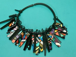 1991 TDM Studios Karen McCreary Artisan Chunky Necklace Rare - Picture 1 of 6