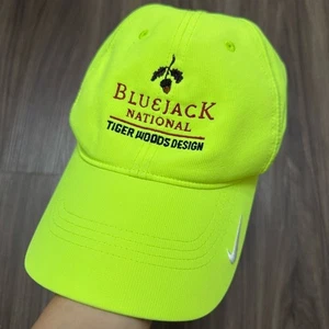 Bluejack National Golfmütze Tiger Woods TGR Course Nike Branded Neongelb - Bild 1 von 6