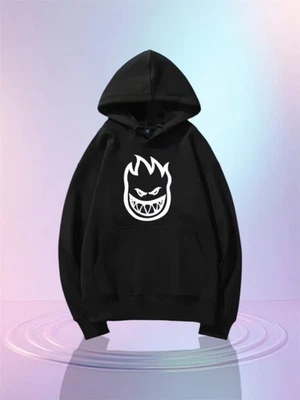 Camisa con Capucha Skateboard Para Hombre XL Con Logo Spitfire Pullover Negra 🛹 Foto 1 de 4