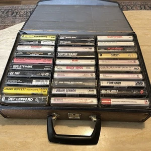 30 VTG Rock Cassette Tapes Ozzy ZZ Halen Idol Buffet Aerosmith Seger Heart Petty - Picture 1 of 12