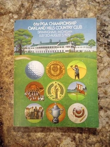 61st PGA Championship Oakland Hills Country Club 1979 Program Guide - Picture 1 of 2