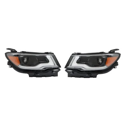 LABLT Headlights Headlamps HID/Xenon For 2017-2021 Jeep Compass Right&Left Side - Image 1 of 4