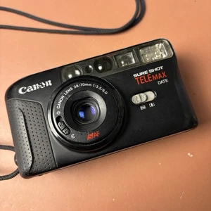 Appareil photo argentique 35 mm Canon Sure Shot Telemax FONCTIONNE - Photo 1/11