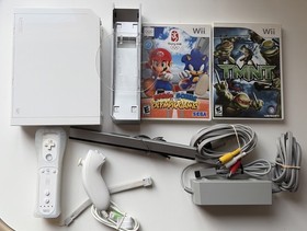 Nintendo Wii Bundle With Games & Controller Console Tested And Working