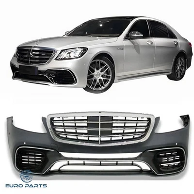 Parachoques delantero Facelift 18+ S63 AMG para Mercedes Benz Clase S W222 S550 2014-2017 Foto 1 de 4