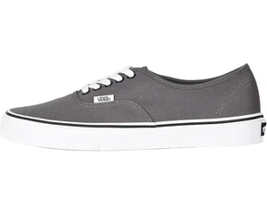 Vans Authentic Unisex Pewter Black Canvas Sneakers Skate Shoes New Original - Picture 1 of 6
