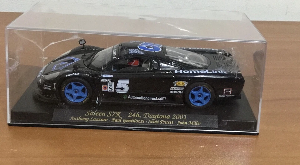Saleen S7R 24th Daytona 2001 Fly Racing 1/32 Slot Car With Plastic Case - Image 1 of 4