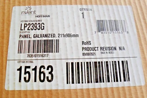 nVENT - HOFFMAN - LP23936 Panel Galvanizado 211 x 906mm 15163 Nuevo en Caja - Imagen 1 de 3
