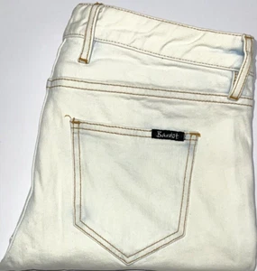 Bardot Womens Size 10 Measured W30 x L29 Slim Leg Bleached Denim Jeans - Picture 1 of 7